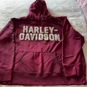 Gently Loved Harley-Davidson Maroon Unisex 1903 Collection Sweatshirt 3XL
